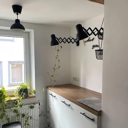 アパート Wunderschone Altbau Mit Dachterrasse シュヴェービッシュ・ハル
